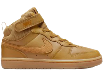 Nike Court Borough Mid 2 Wheat Black Gum Light Brown (GS) for sale