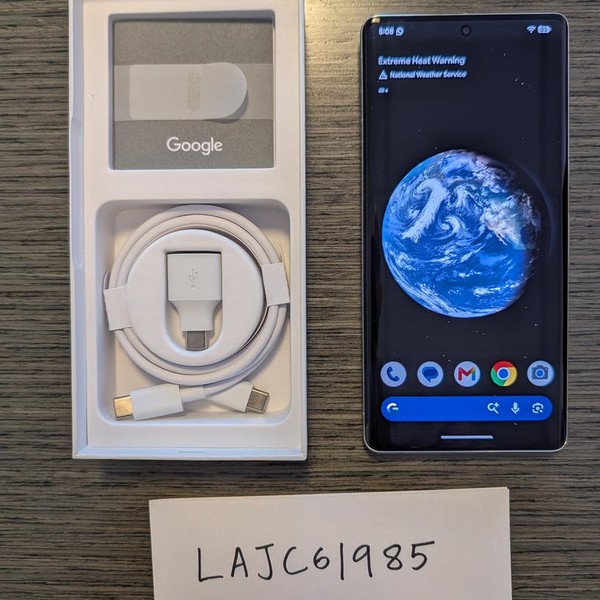 Google Pixel 7 Pro - Unlocked, 128 GB, Snow, 12 GB, GE2AE