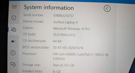 Mint
													Microsoft Surface Laptop 4 - I7, Black, 256 GB, 16 GB, 13.5", photo 3 of 24