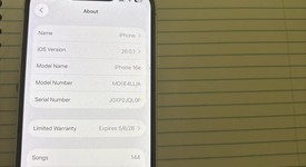 Good
													Apple iPhone 16e - Cricket, White, 128 GB, A3212, photo 3 of 16