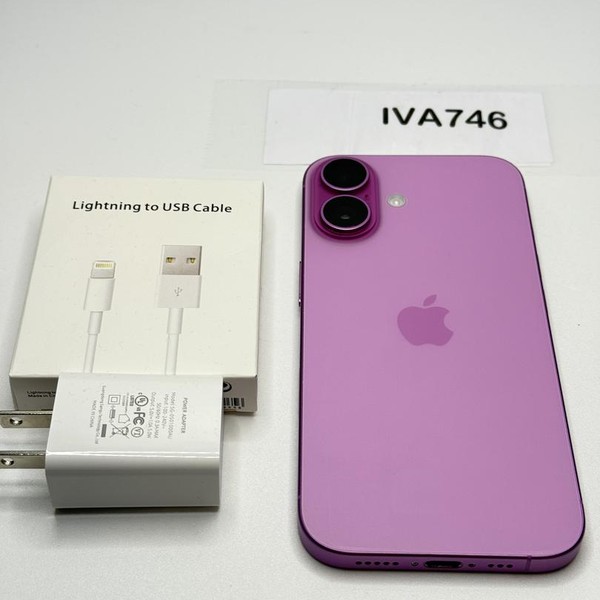 Apple iPhone 16 - Unlocked, 128 GB, Pink, A3081