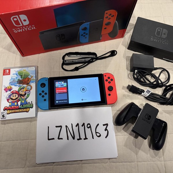 Nintendo Switch - 32 GB, Red & Blue, Mario Red & Blue Edition