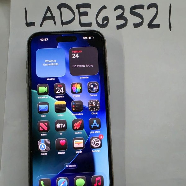 Apple iPhone 15 Pro Max - Unlocked, 256 GB, Black, A2849