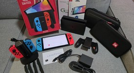 Good
													Nintendo Switch - OLED - Red & Blue, 64 GB, photo 1 of 19