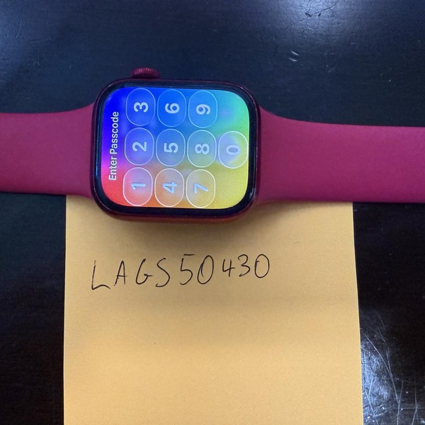 Apple Watch Series 7 41mm - Unlocked, Red, A2475 - Cellular, Aluminum