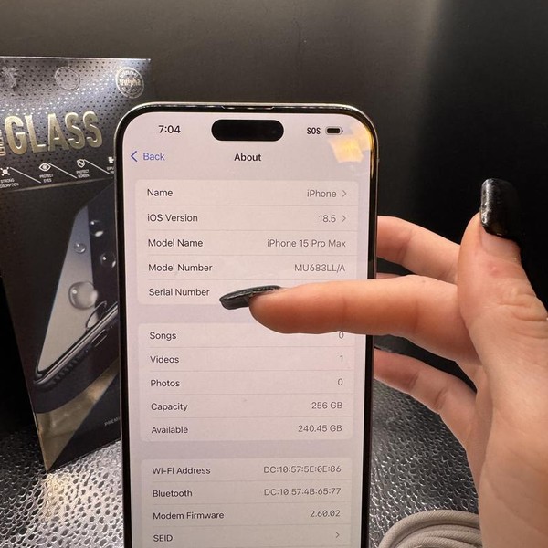 Apple iPhone 15 Pro Max - Verizon, Natural, 256 GB, A2849