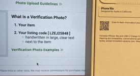 New
													Apple iPhone 16e - T-Mobile, White, 128 GB, A3212, photo 2 of 2