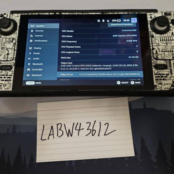 Steam Deck - 256 GB, Black, 16 GB, AMD