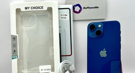 Mint
													Apple iPhone 13 Mini - Unlocked, Blue, 128 GB, A2481, photo 1 of 4