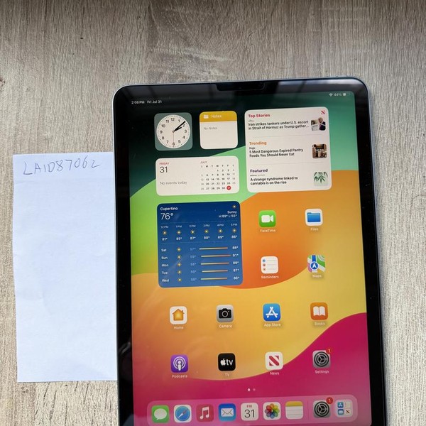 Apple iPad Air (4th Gen) - Wi-Fi, 64 GB, Sky Blue, A2316