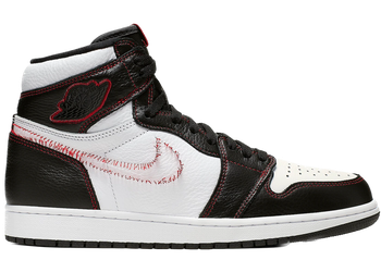 Jordan 1 Retro High Defiant White Black Gym Red for sale
