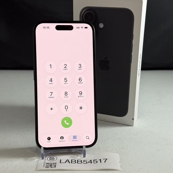 Apple iPhone 16 - Unlocked, Black, 128 GB, A3081