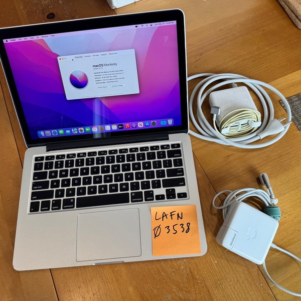 MacBook Pro 2015 (Retina) - 13 inch - 1 TB, Silver, 16 GB