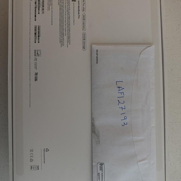 MacBook Pro 2024 - 14 inch - 512 GB, Space Black, 24 GB, Apple M4