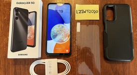 Good
													Samsung Galaxy A14 5G - Unlocked, Black, 64 GB, 4 GB, photo 1 of 12