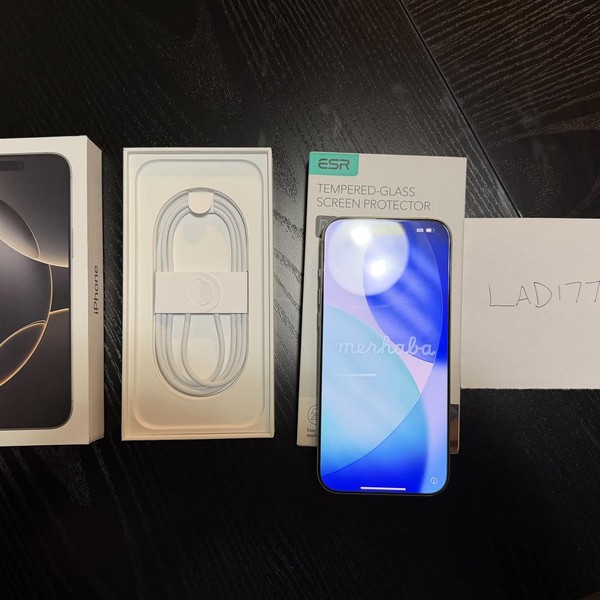 Apple iPhone 16 Pro Max - Unlocked, 1 TB, Natural, A3084