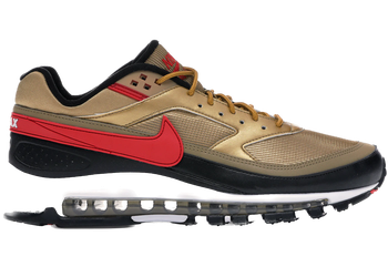 Nike Air Max 97 BW Metallic Gold University Red Black for sale