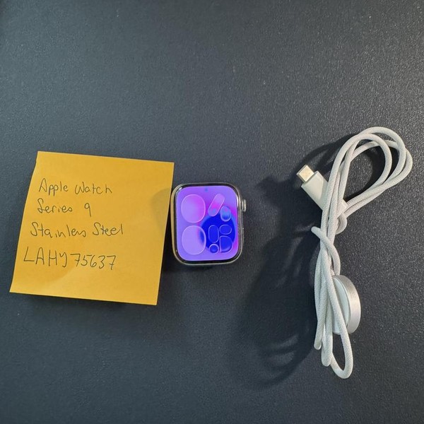Apple Watch Series 9 45mm - Unlocked, Silver, A2984 - Cellular, Stainless