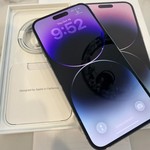 Good Apple iPhone 14 Pro Max - Unlocked Non-US, Purple, 512 GB, A2893