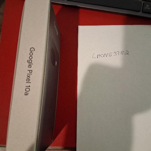 Google Pixel 10a - Unlocked, 128 GB, Obsidian, GE1GQ