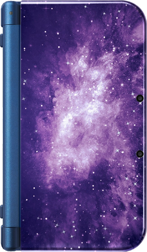 New Nintendo 3DS XL - 1 GB, Purple, Galaxy Style