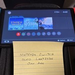 Mint Nintendo Switch - OLED - Red & Blue, 64 GB