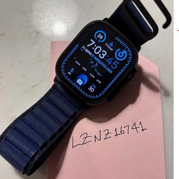 Apple Watch Ultra 2 49mm - Unlocked, Black, A2986