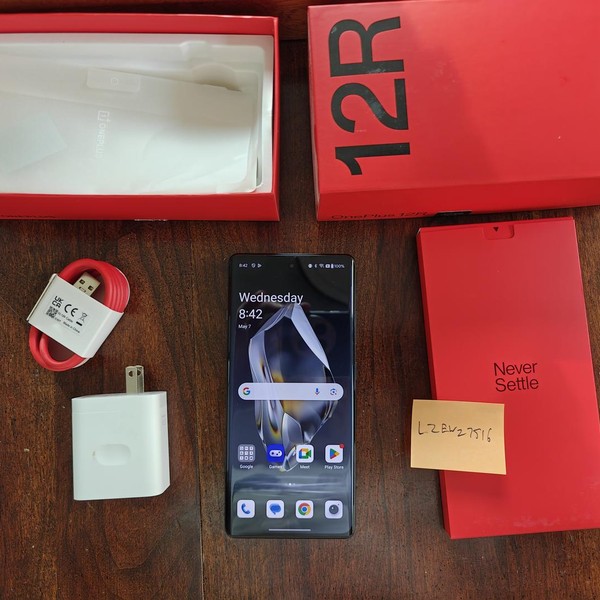 OnePlus 12R - Unlocked, 256 GB, Gray, 16 GB, CPH2611
