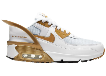 Nike Air Max 90 Flyease White Gold (GS) for sale