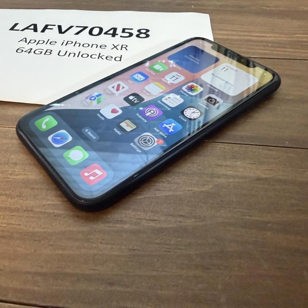 Apple iPhone Xr - Unlocked, 64 GB, Black, A1984