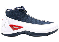 Jordan 15 SE White Navy Red for sale