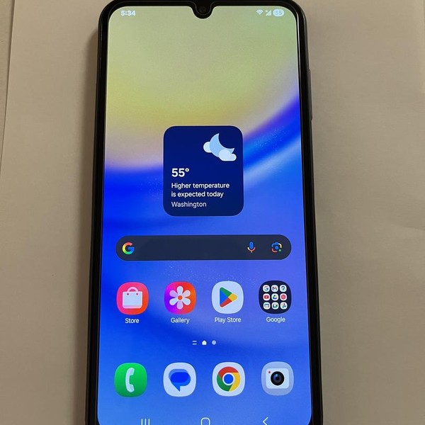 Samsung Galaxy A15 5G - TracFone, 64 GB, Black & Blue, 4 GB