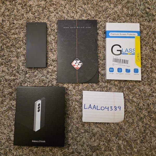 Samsung Galaxy Z Fold6 - Unlocked, 256 GB, Black, 12 GB, SM-F956U1