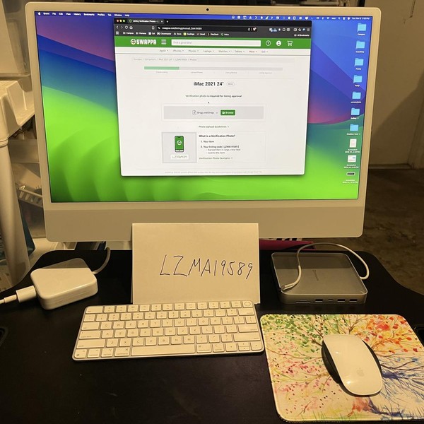 iMac 2021 24 inch - 1 TB, Silver, 16 GB, Apple M1