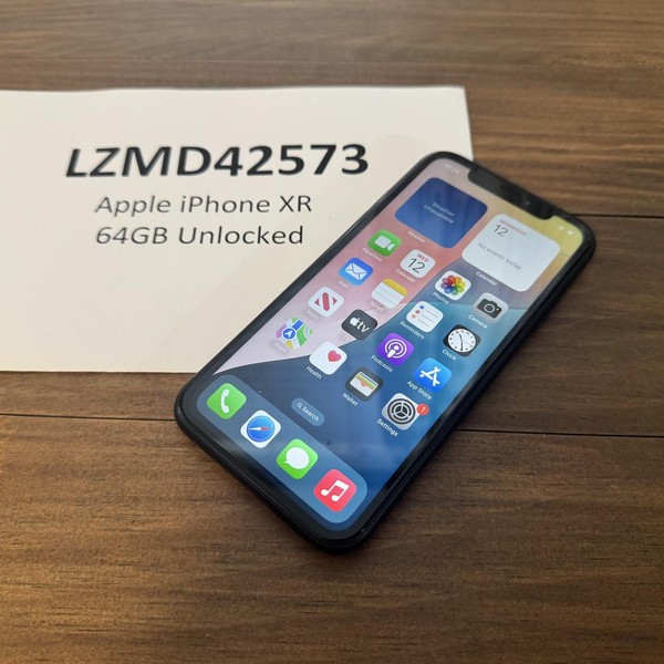 Apple iPhone Xr - Unlocked, 64 GB, Black, A1984