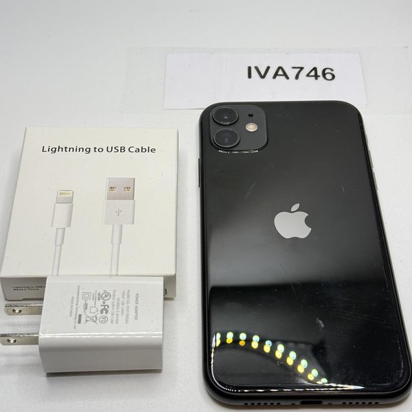 Apple iPhone 11 - Unlocked, 128 GB, Black, A2111