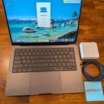 Fair MacBook Pro Late 2023 (M3) - 14 inch - 512 GB, Black, 18 GB, Apple M3 Pro 11-core, 14-core GPU