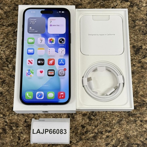 Apple iPhone 15 Plus - Unlocked, 256 GB, Black, A2847