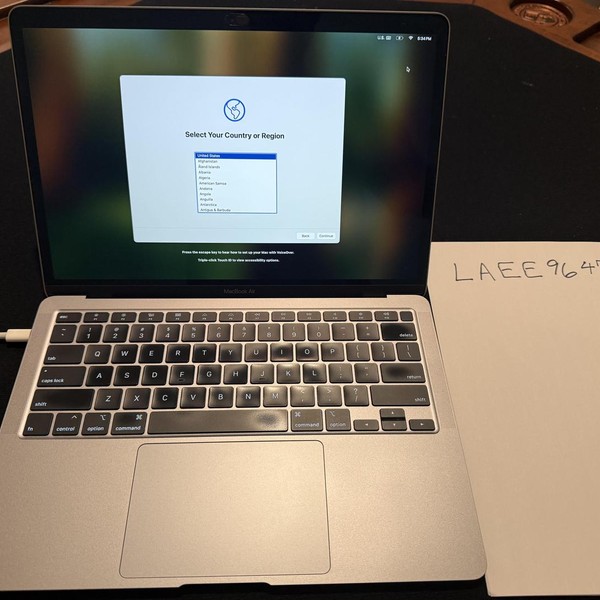 MacBook Air 2020 - 13 inch - 512 GB, Silver, 8 GB, Intel Core i5