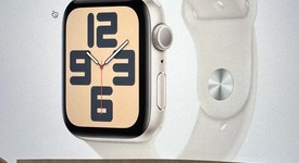 New
													Apple Watch SE 2nd Gen 44mm - Starlight, A2723 - GPS, Aluminum, photo 2 of 4