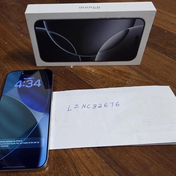 Apple iPhone 16 Pro Max - Unlocked, 256 GB, White, A3084