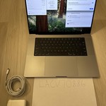 Good MacBook Pro 2021 - 16 inch - 1 TB, Gray, 32 GB, Apple M1 Pro 10-core