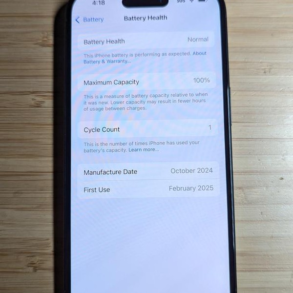 Apple iPhone 16 - AT&T, 128 GB, Black, A3081