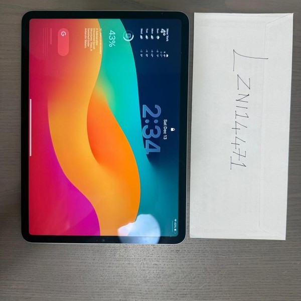 Apple iPad Pro 11 inch 4th Gen 2022 - Wi-Fi, Gray, 128 GB