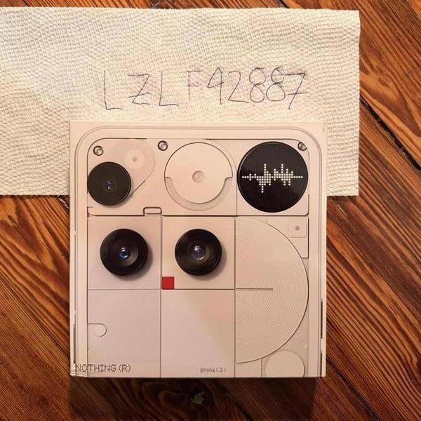 Nothing Phone (3) - Unlocked Non-US, White, 512 GB, 16 GB