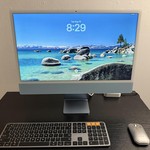 Mint iMac 2021 24 inch - 256 GB, Blue, 16 GB, Apple M1