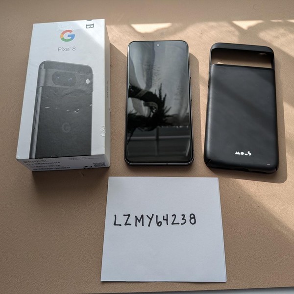 Google Pixel 8 - Unlocked, 128 GB, Obsidian, 8 GB, G9BQD, Sub-6 5G