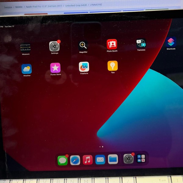 Apple iPad Pro 12.9 inch 2nd Gen 2017 - Unlocked, 64 GB, Gray