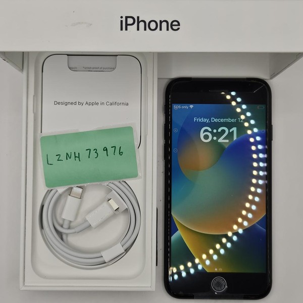 Apple iPhone SE 3rd Gen 2022 - Unlocked, 64 GB, Midnight, A2595