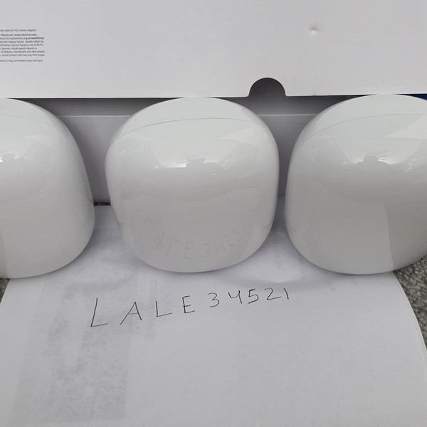 Google Nest Wifi Pro 6e Mesh Router - Snow, 3-Pack